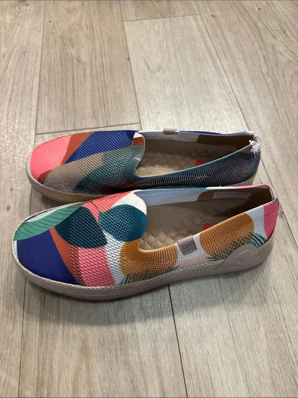 UIN Marbella Broad Leaf Espadrilles (damaged heel) 9